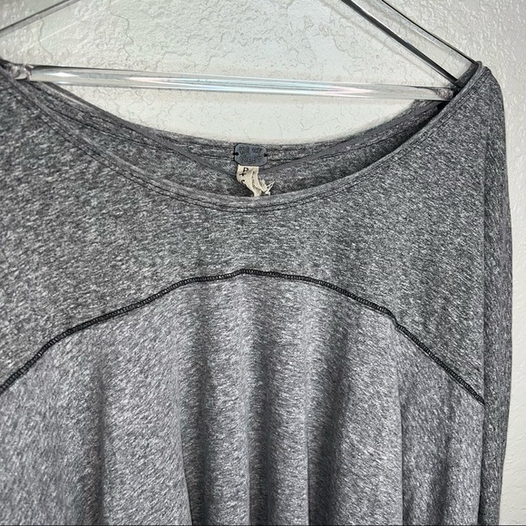 Free People We The Free Drape Boxy Top W/Wide Neck Neck Dolman Long Sleeve - Picture 5 of 10